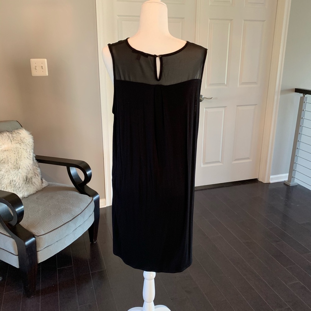 Olivia Sky Black Mesh Sequin Sleeveless Mini Dress - Picture 4 of 4